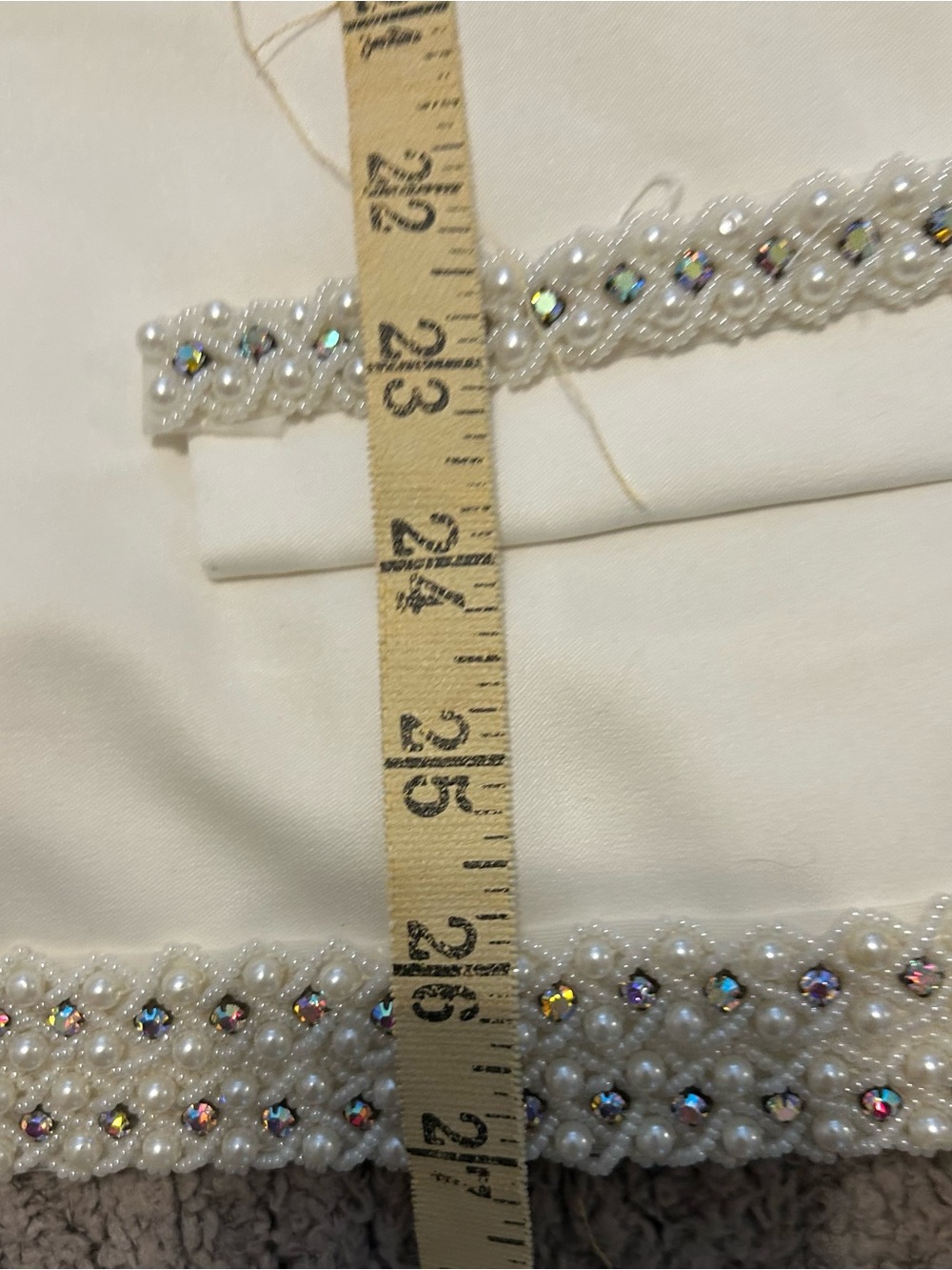Jack Bryan Embellished white cream Sleeveless Vest shirt - Picture 6 of 8